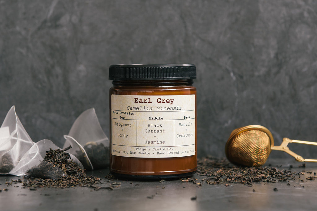 Paige's Candle Co. Earl Grey 9oz Taxonomy Candle 