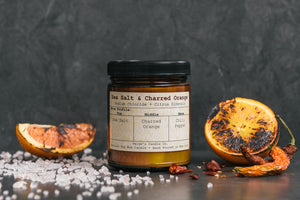 Paige's Candle Co. Sea Salt & Charred Orange 9oz Taxonomy Candle 