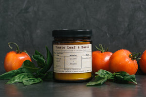 Paige's Candle Co. Tomato Leaf & Basil 9oz Taxonomy Candle 